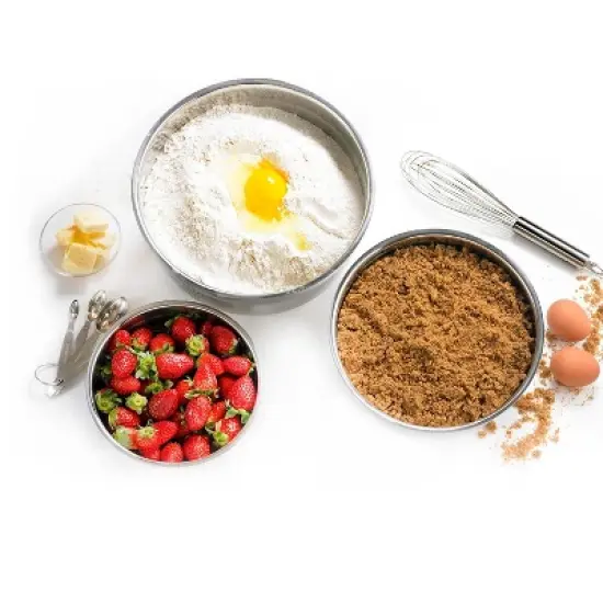 Cuisipro Stainless Steel Mixing Bowl 3 Piece Set image {2}