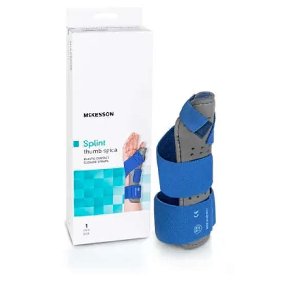 McKesson Thumb Splint with Spica for Left Hand, L/XL, 1 Count image {4}