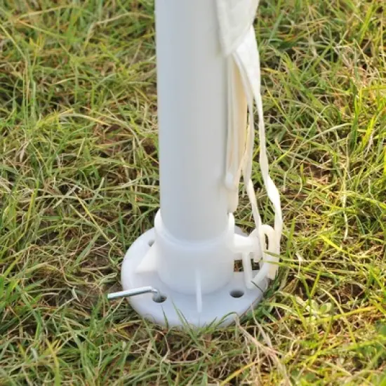 Outsunny 20' x 10' Outdoor Party Tent Gazebo Wedding Canopy with Removable Mesh Sidewalls image {4}