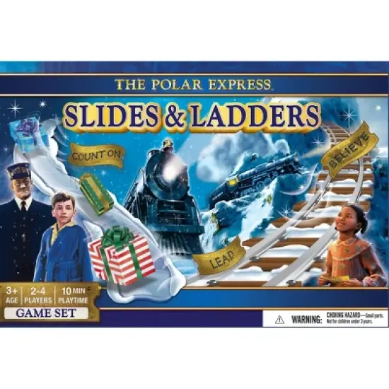 MasterPieces The Polar Express Slides & Ladders Board Game for Kids - Christmas Family Fun image {5}