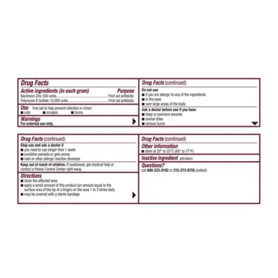 Polysporin Oint Tube 1Oz image {7}