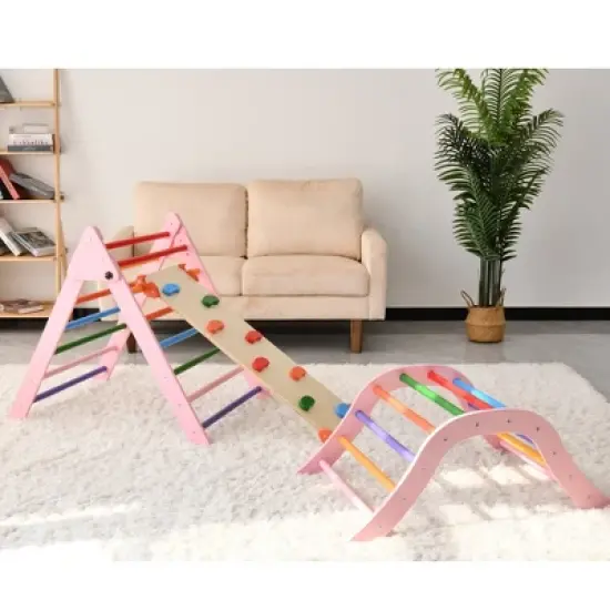 TopComfy Baby and Toddler Learning Toy, Educational Play Sets for Early Development, Sensory Stimulation Interactive Fun, Pink, 33.07&rdquo;*20.07&rdquo;*13.77" image {3}