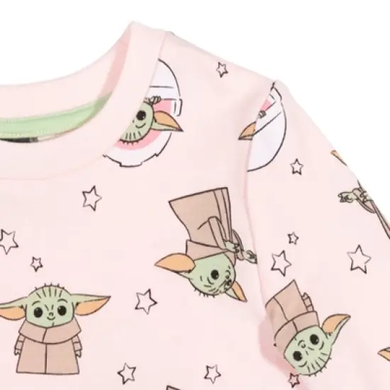 Star Wars The Mandalorian Baby Yoda Sweatshirt Pink  image {5}