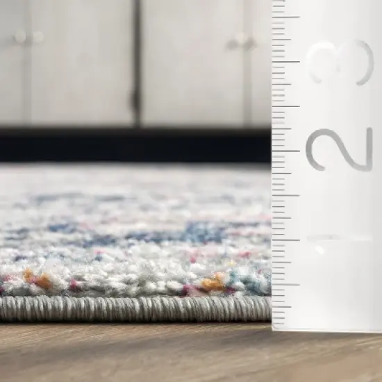 nuLOOM Lilah Vintage Medallion Area Rug image {2}