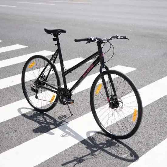 HILAND Velo 700C Hybrid Bike, City Bicycle for Men Women image {9}