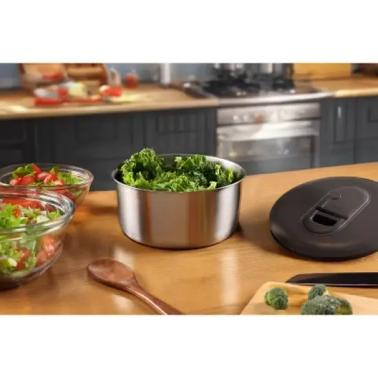 Zyliss Easy Spin Salad Spinner Stainless Steel image {6}