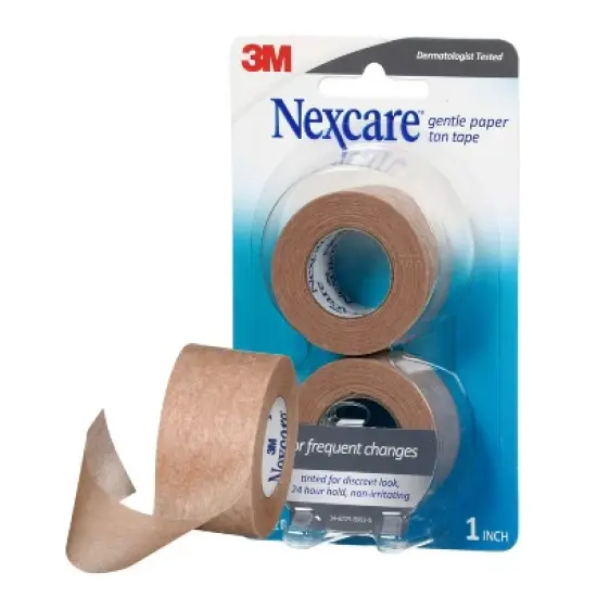 Nexcare Gentle Paper Tan Tape - 2pk image {11}