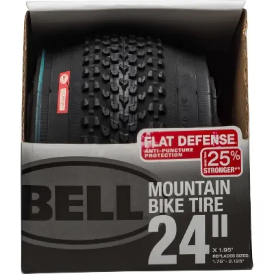 Bell 24" Mountain Bike Tire - Black image {1}
