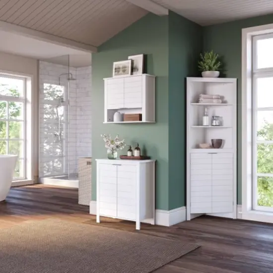 Madison Collection Tall Corner Cabinet - RiverRidge Home image {2}