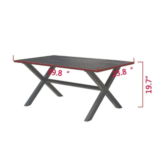 2pc Loveseat & Coffee Table Patio Set - Patio Festival
 image {2}