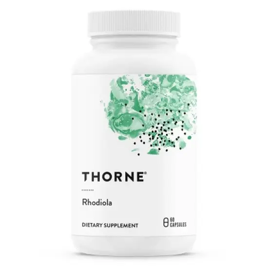 THORNE Rhodiola - Botanical Supplement for Stress Relief - Enhances Sleep, and Mental Focus* - 60 Capsules image {7}