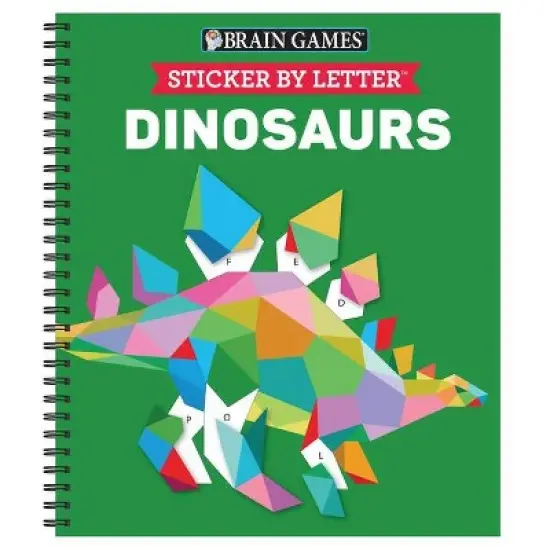 Brain Games - Sticker by Letter: Dinosaurs - Publications International Ltd & Brain Games & New Seasons (Sticker Puzzles - Kids Activity Book) image {4}