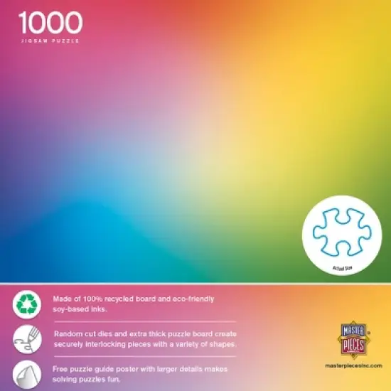 MasterPieces 1000 Piece Jigsaw Puzzle For Adults - Rainbow Gradient - 19.25"x26.75" image {3}
