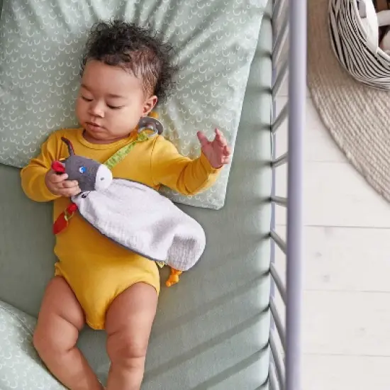 HABA Cuddly Donkey Snuggly Lovey Baby Blankie image {4}