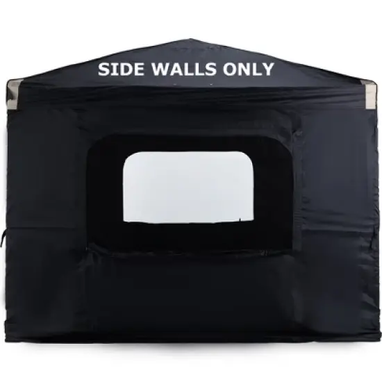 Aoodor Canopy Sidewall Replacement with 2 Side Zipper and Windows for 10' x 10' Pop Up Canopy Tent (Sidewall Only) image {7}