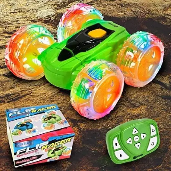 Contixo Remote Control Car SC3 -Stunt Car Toy, 4WD Double Sided 360 Rotating RC image {3}