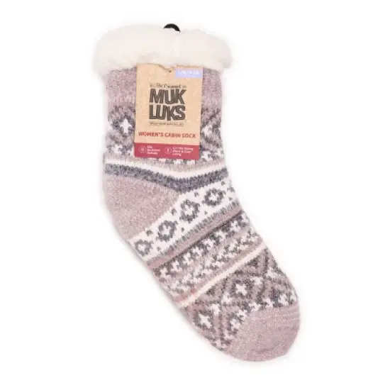 MUK LUKS Women's Chenille Cabin Sock image {3}