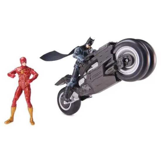 DC Comics The Flash Batcycle with Action Figures - 3pk image {6}
