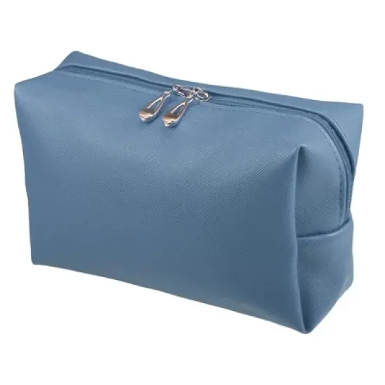 Unique Bargains PU Leather Waterproof Makeup Bag Cosmetic Case Makeup Bag for Women S Size 1 Pc image {12}