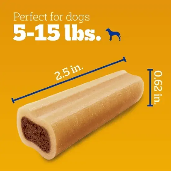 Pedigree JUMBONE Real Beef Flavor Mini Dental Dog Treats - 21oz image {2}