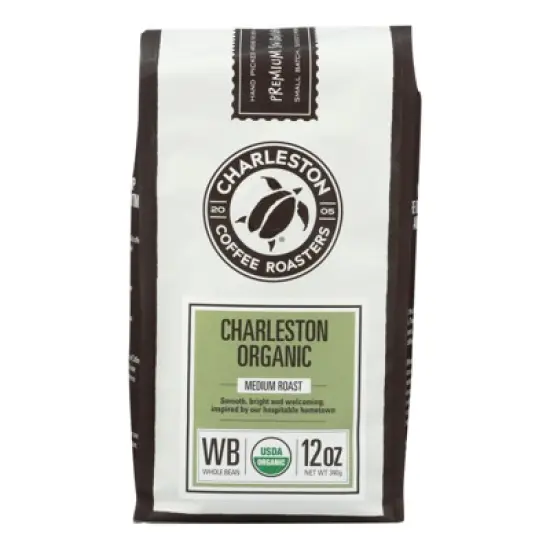 Charleston Coffee Roasters Charleston Whole Bean Coffee - Case of 6/12 oz Bags image {1}