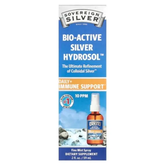 Sovereign Silver Bio-Active Silver Hydrosol&trade;, Fine Mist Spray, 10 PPM, 2 fl oz (59 ml) image {5}