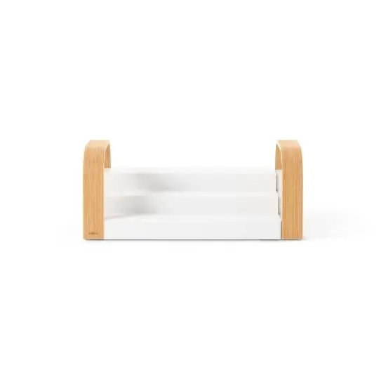 Umbra Bellwood 3-tier Spice Shelf White/Natural: Expandable Spice Organizer & Pantry Shelf, Freestanding Kitchen Storage image {3}