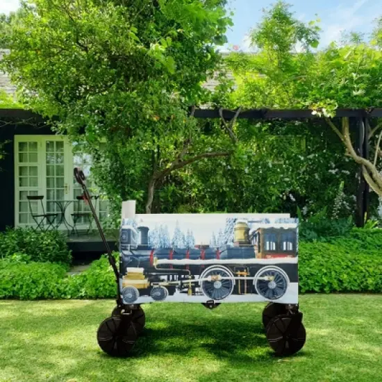 Seeing Red Train Wagon Cover Halloween Accessory image {1}