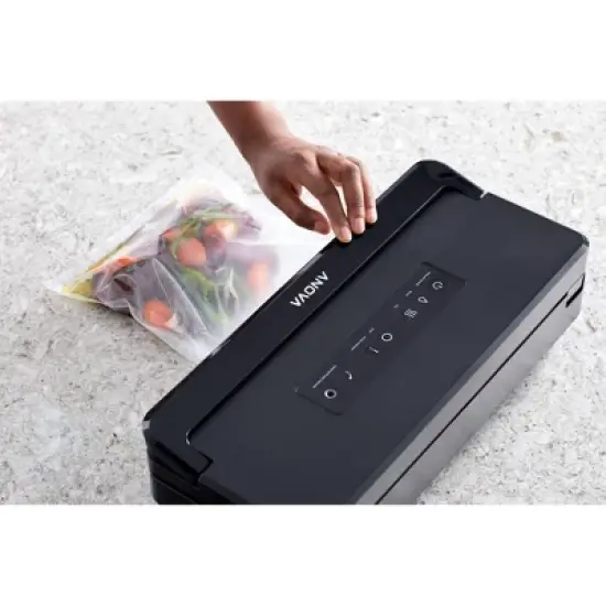 Anova Precision Vacuum Sealer Pro: Black Food Vacuum Sealer for Sous Vide, 5-Year Warranty, Plastic, 15.7"x7"x4.3" image {2}