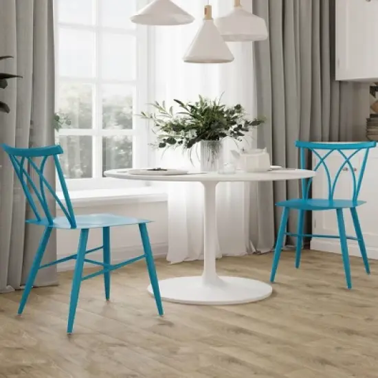 Set of 2 Avery Metal Dining Chairs - Lifestyle Solutions image {1}