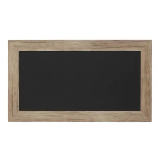 23.25" x 13.25" Beatrice Framed Magnetic Chalkboard Rustic Brown - DesignOvation image {1}
