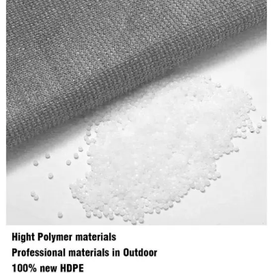 Handpoint Rectangle Patio Sun Shade Sail &ndash; Grey, UV-Blocking Outdoor Canopy image {2}