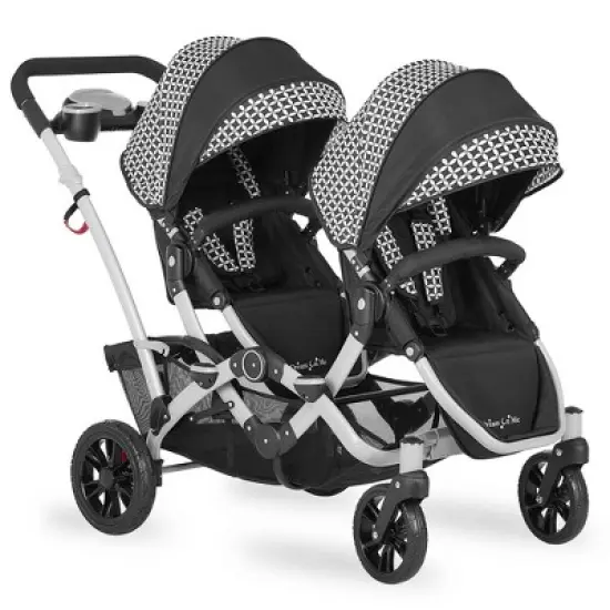 Dream On Me Track Tandem Stroller- Face To Face Edition image {12}