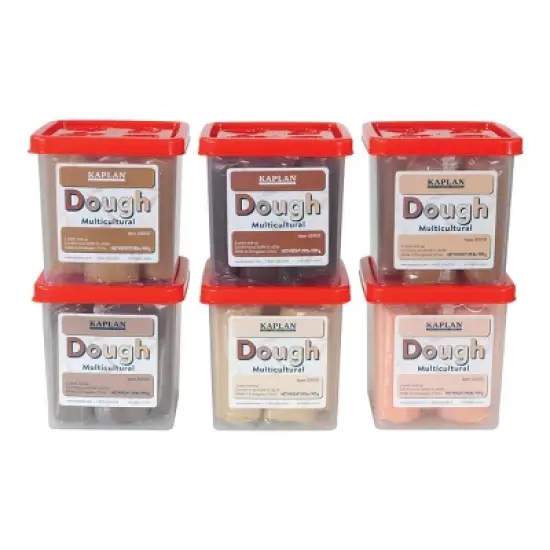 Kaplan Early Learning Multicultural Dough - Set of 6 image {2}