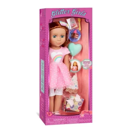 Glitter Girls Cicely Poseable Deluxe 14" Birthday Party Doll image {4}