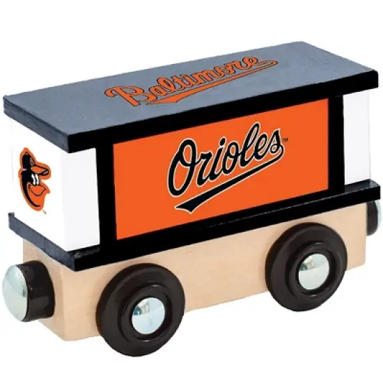 MasterPieces Wood Train Box Car - MLB Baltimore Orioles image {1}