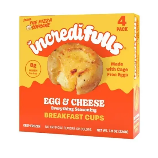 incredifulls Frozen Egg & Cheese Breakfast Cups - 7.9oz/4ct image {4}