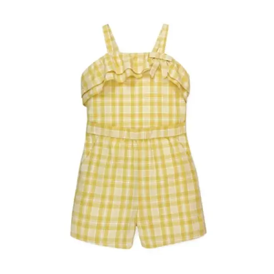 Hope & Henry Girls' Ruffle Edge Romper, Infant image {5}