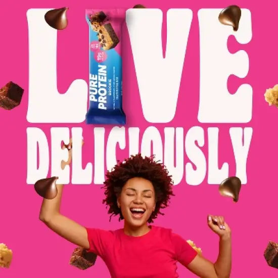 Pure Protein 19g Protein Bar - Brookie - 4ct image {2}