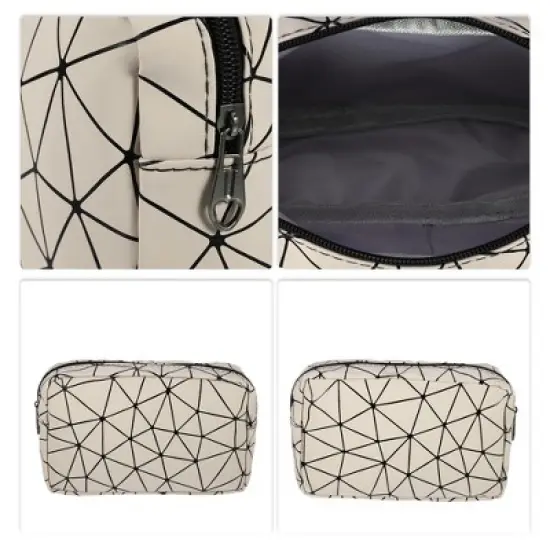 Unique Bargains Durable Portable Travel Cosmetic Bag 1 Pc image {2}