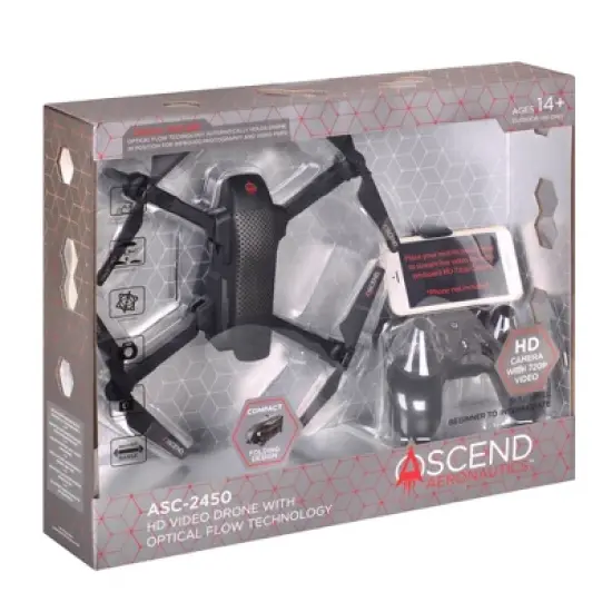 Ascend Aeronautics ASC-2450 Premium HD Video Drone with Optical Flow Technology image {2}