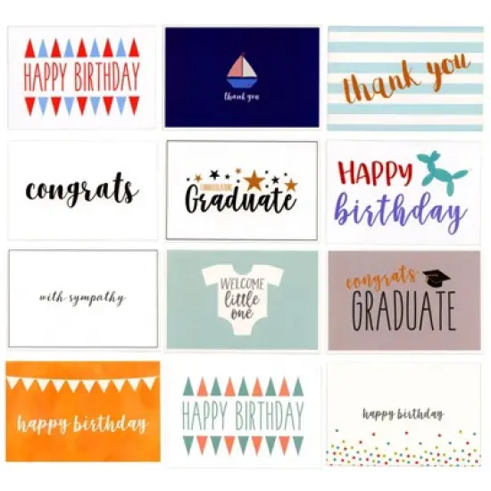 Best Paper Greetings 48 pack All Occasion Greeting Cards Box Set with Envelopes for Birthday, Wedding, 48 Assorted Designs, Blank Inside, 4x6 image {7}