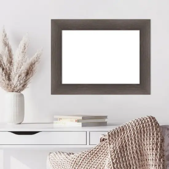 Amanti Art Hardwood Chocolate Framed Dry Erase Magnetic Board image {8}