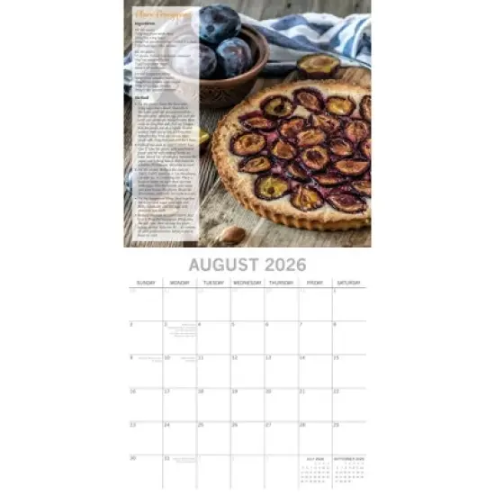 2026 Square Wall Calendar, From Garden to Kitchen, 16-Month Food Theme with 180 Reminder Stickers (12x12 In) image {2}