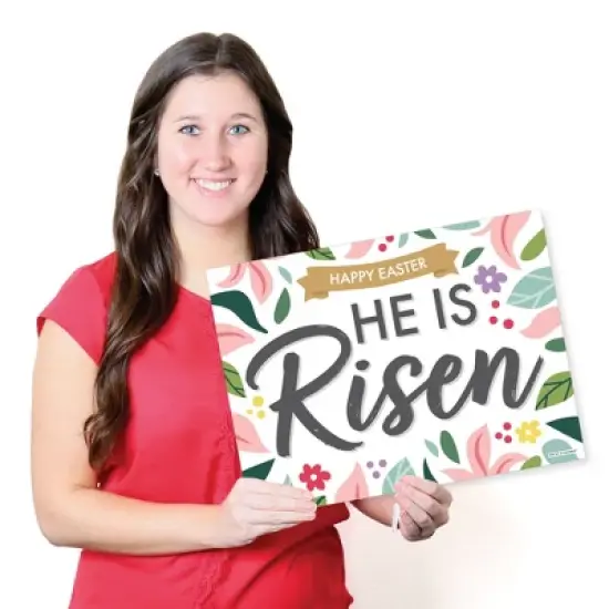 Big Dot of Happiness Religious Easter - Paper Christian Holiday Party Coloring Sheets - Activity Placemats - Set of 16 image {5}