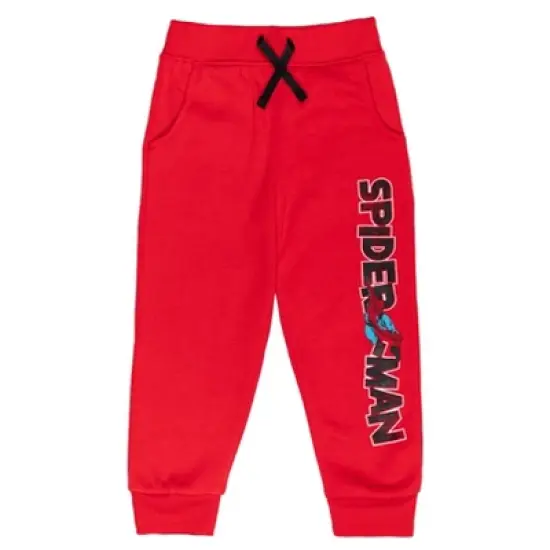 Marvel Avengers Spider-Man Venom Iron Man Thor Fleece 3 Pack Jogger Pants Toddler to Big Kid image {1}