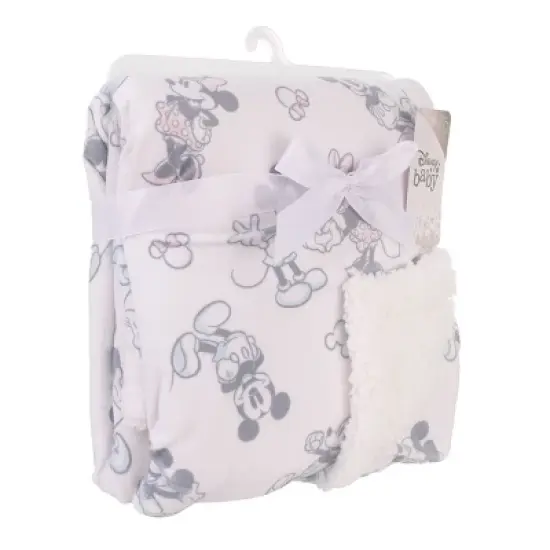 Disney Mickey & Minnie Plush Baby Blanket image {4}