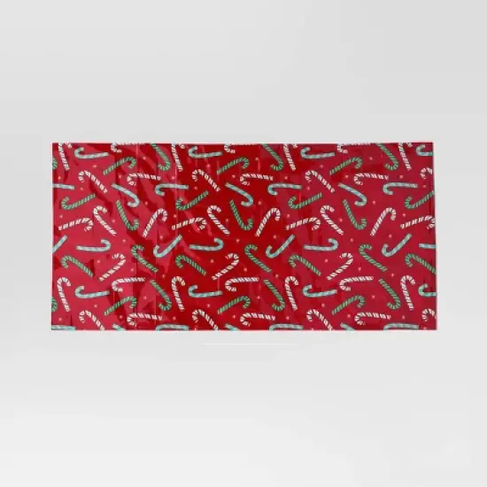80&rdquo; x 38"x18" Candy Canes on Red Christmas Gift Sack - Wondershop&trade; image {2}