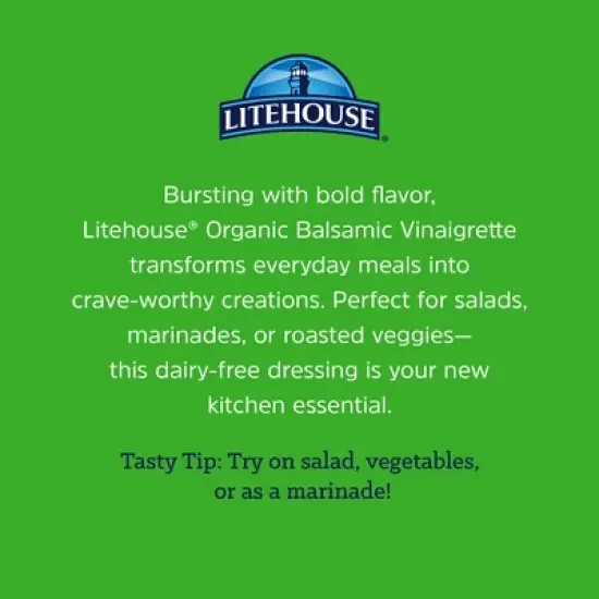 Litehouse Organic Balsamic Vinaigrette Dressing - 11.25 fl oz image {4}