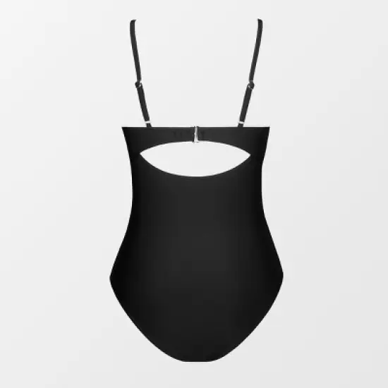 Women's Twist Front Cutout One Piece Swimsuit -Cupshe image {5}